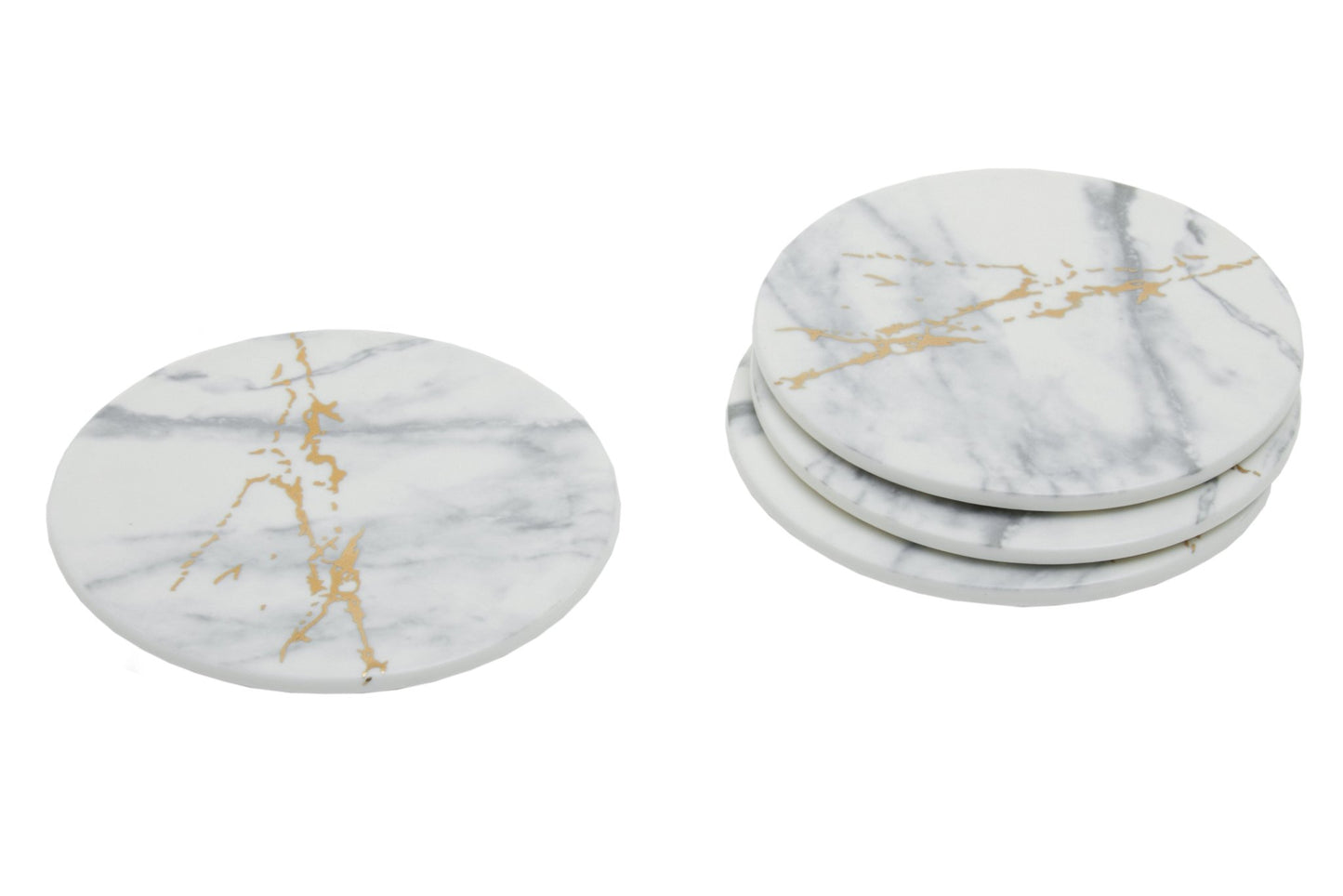 Jensen Marble Luxe Set Of 4 Coasters - Skandi London