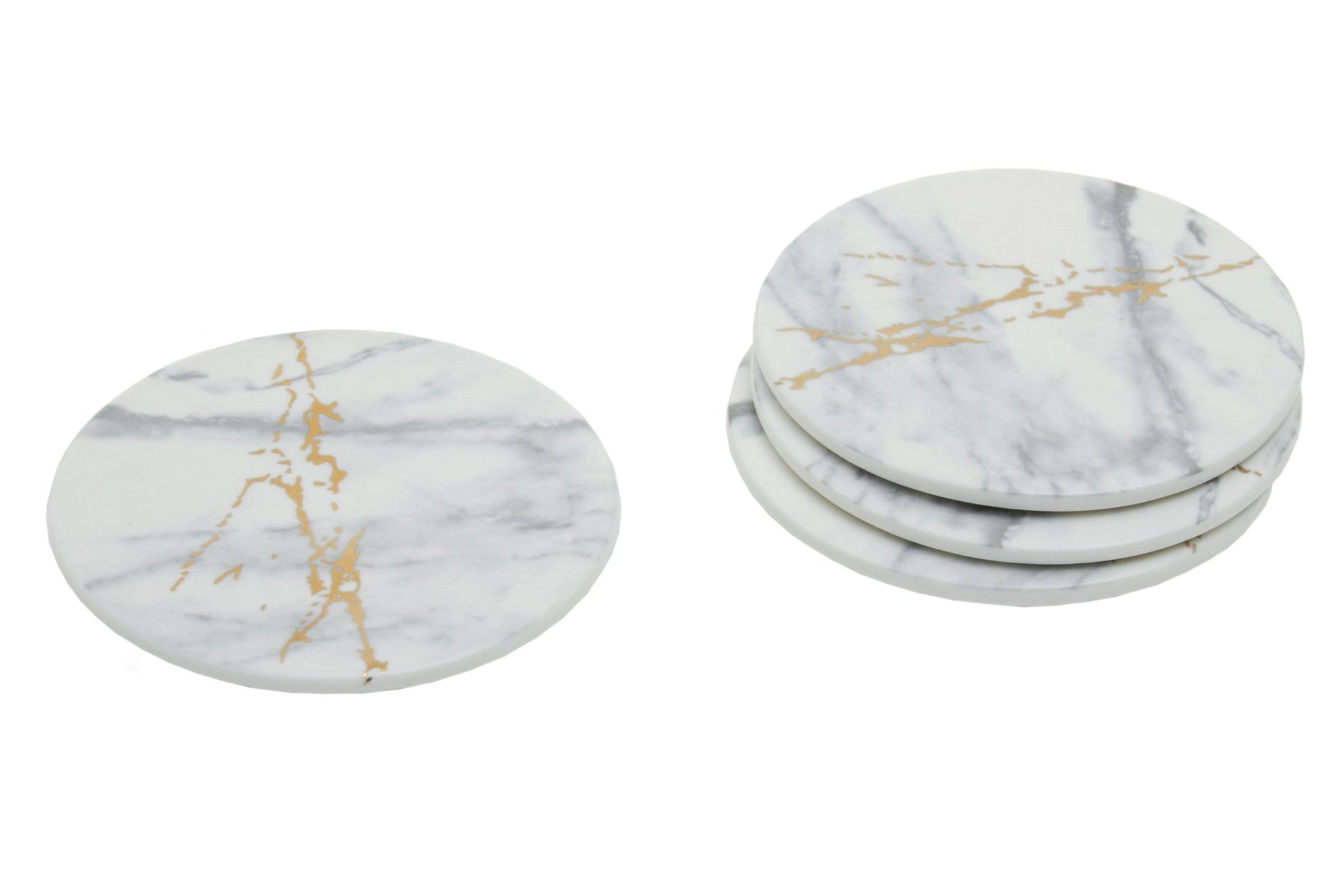Jensen Marble Luxe Set Of 4 Coasters - Skandi London
