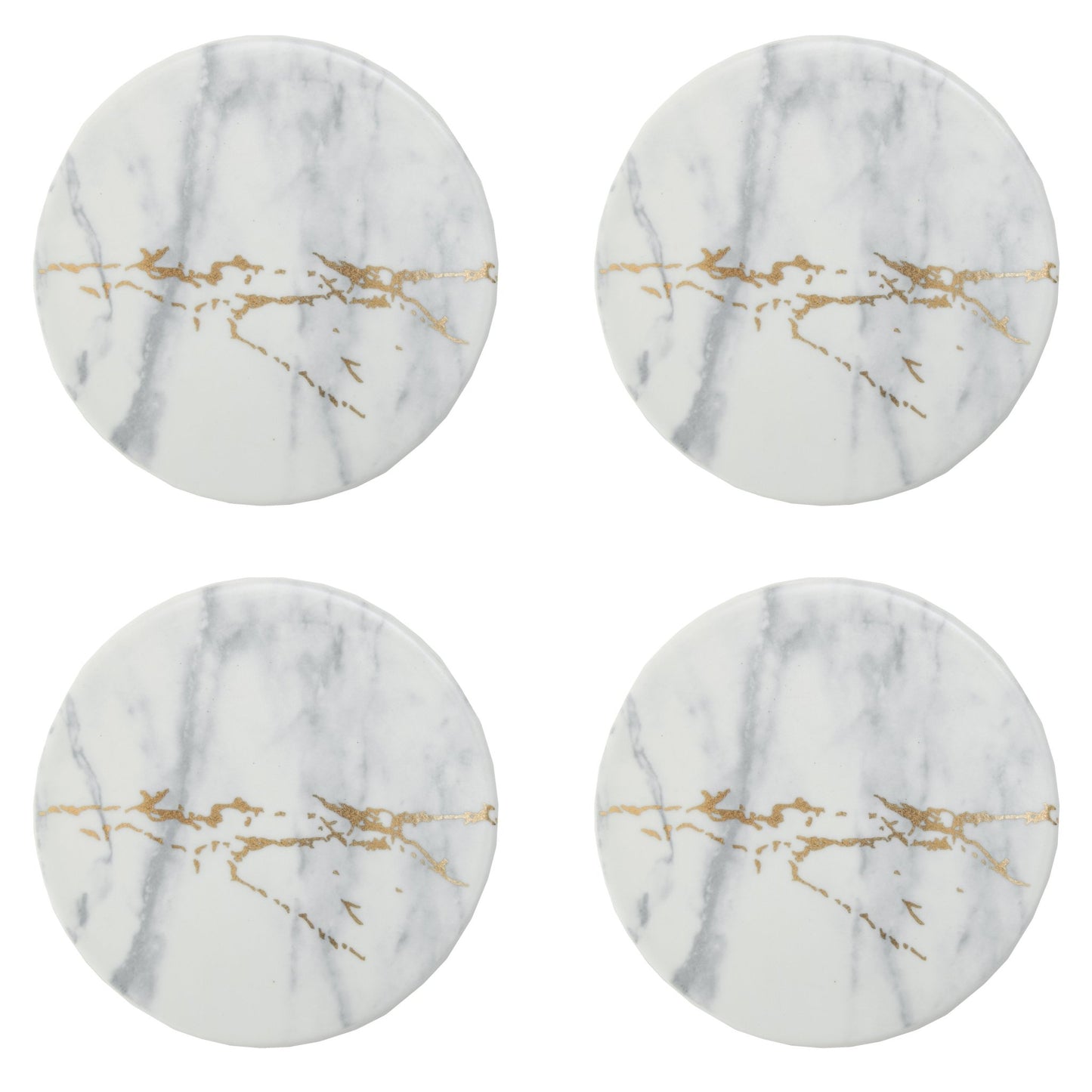 Jensen Marble Luxe Set Of 4 Coasters - Skandi London