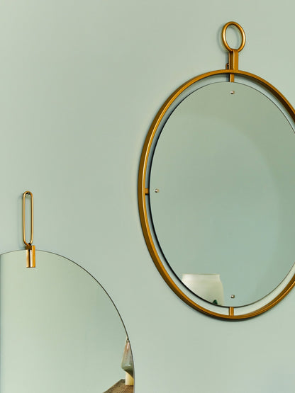 Kaia Wall Mirror With Hanging Loop - Skandi London
