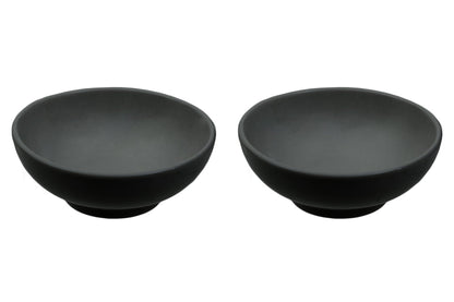 Haldor 6pc Black Ceramic and Wood Sushi Set - Skandi London