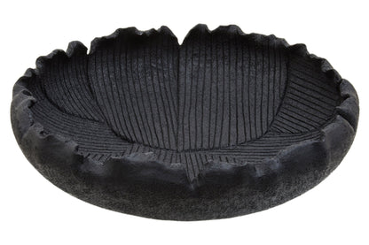 Bo Black Flat Bowl - Skandi London