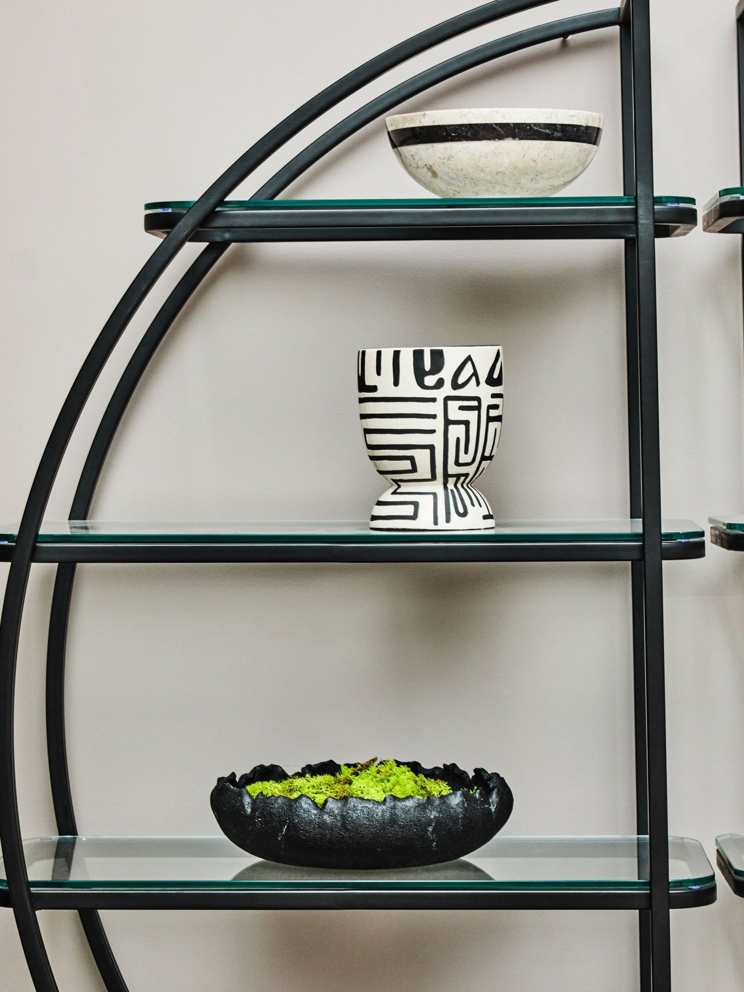 Bo Black Flat Bowl - Skandi London