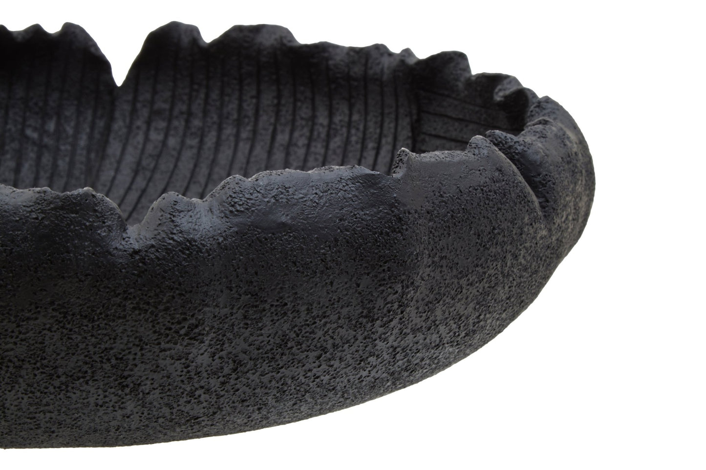 Bo Black Flat Bowl - Skandi London
