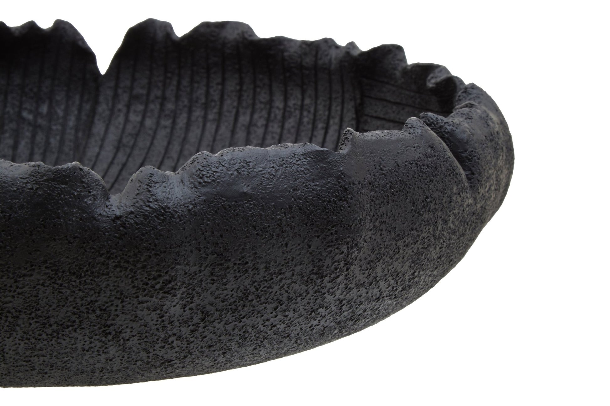 Bo Black Flat Bowl - Skandi London