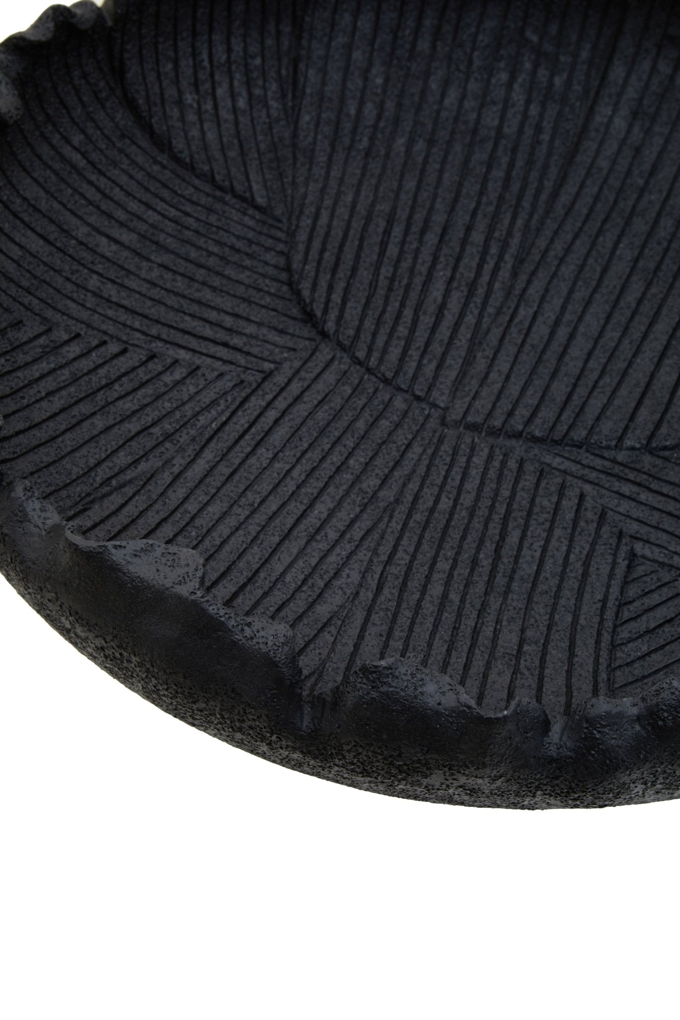 Bo Black Flat Bowl - Skandi London