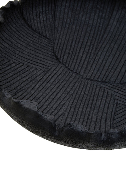 Bo Black Flat Bowl - Skandi London