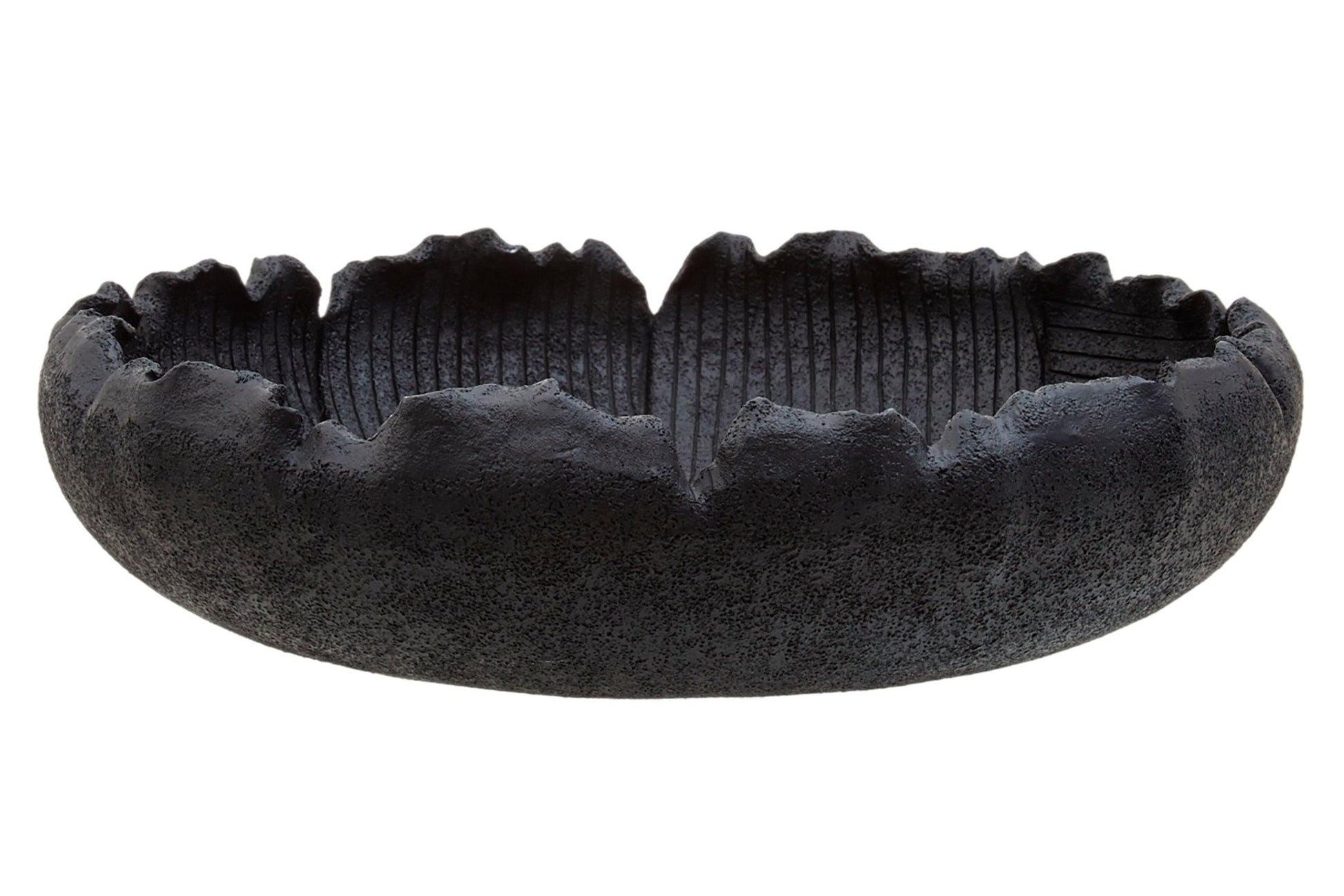 Bo Black Flat Bowl - Skandi London