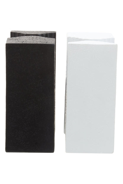 Bo Set Of Two Black And White Bookends - Skandi London