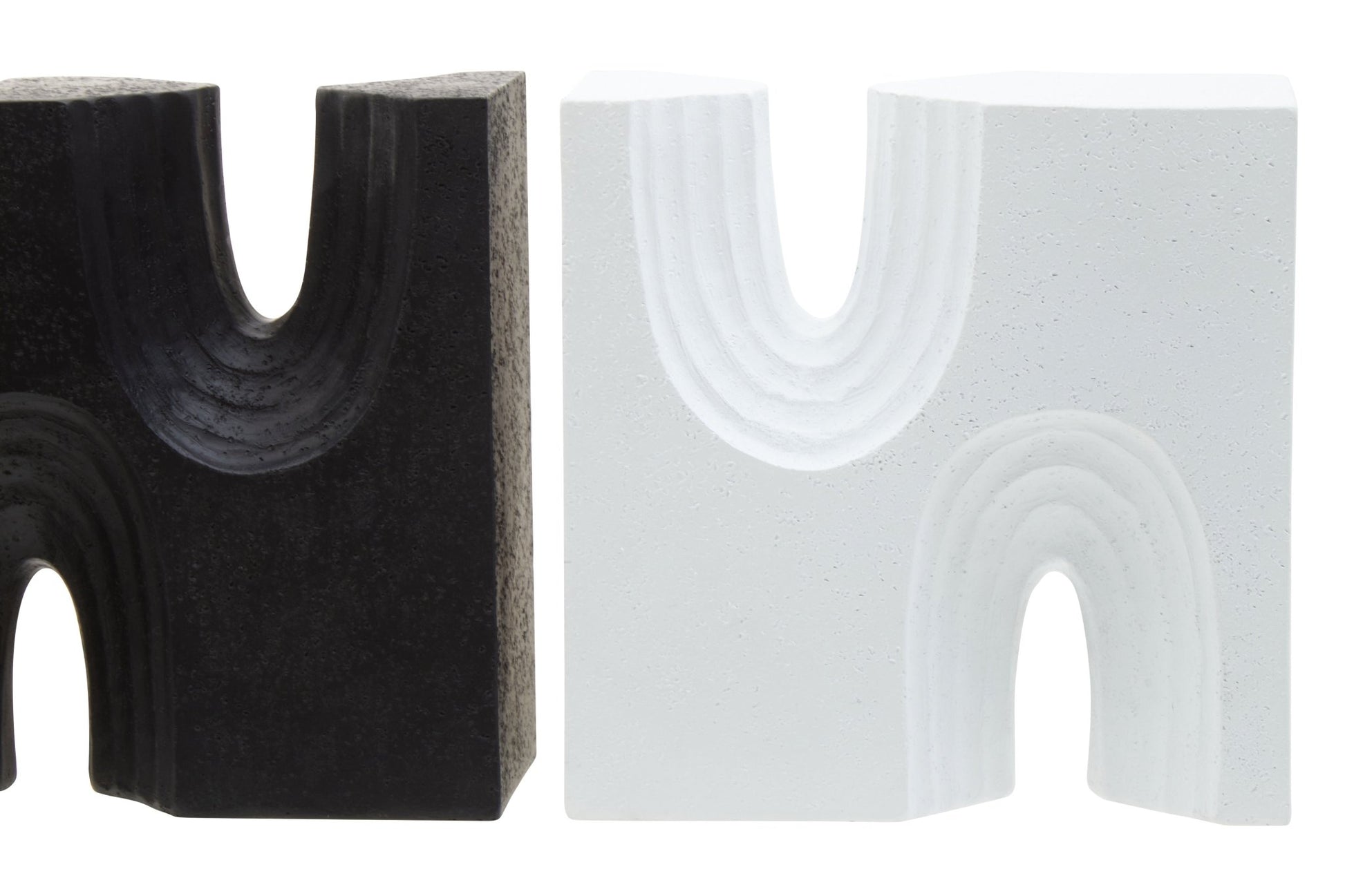 Bo Set Of Two Black And White Bookends - Skandi London