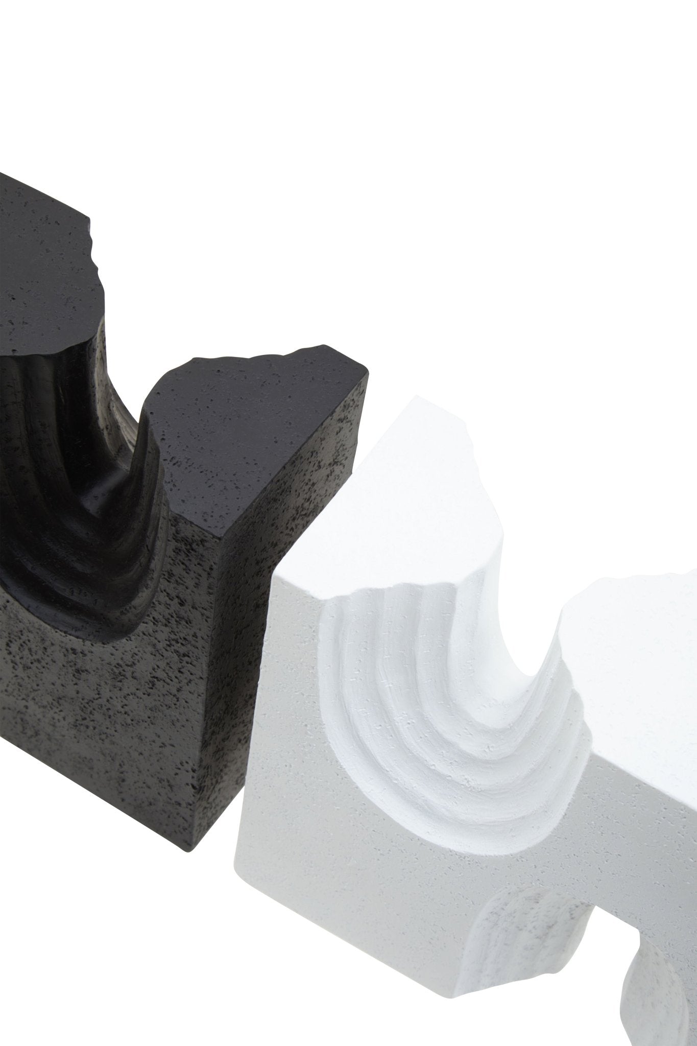 Bo Set Of Two Black And White Bookends - Skandi London