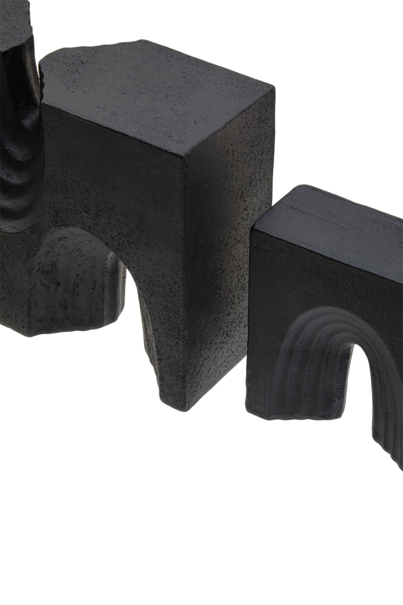 Bo Set Of Two Black Sculptures - Skandi London