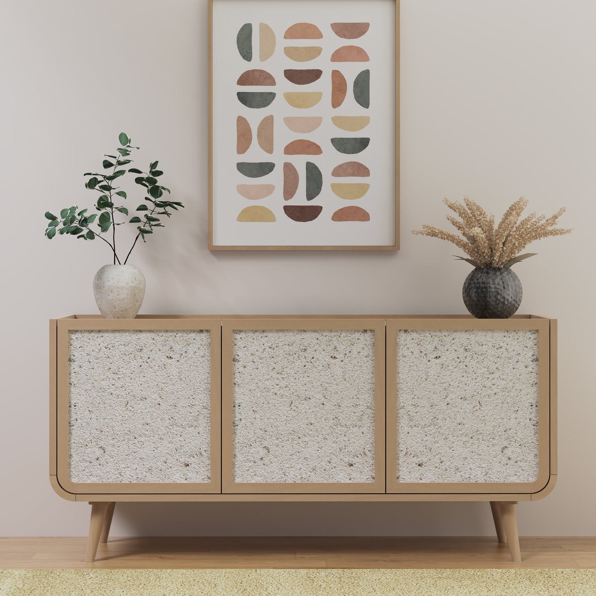 Brompton Three Door Cabinet - Natural - Skandi London