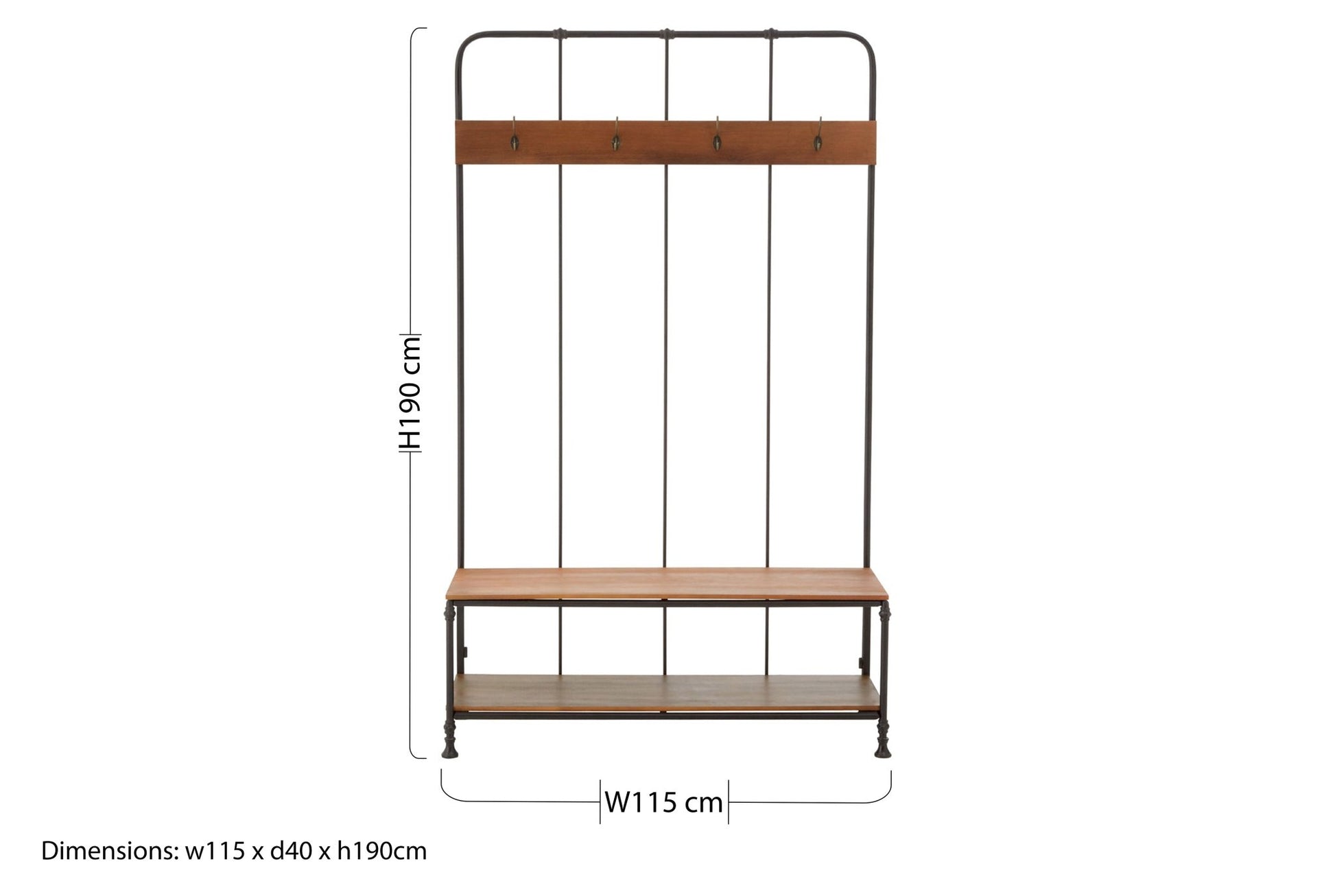 Kirstie Foundry Bench - Skandi London