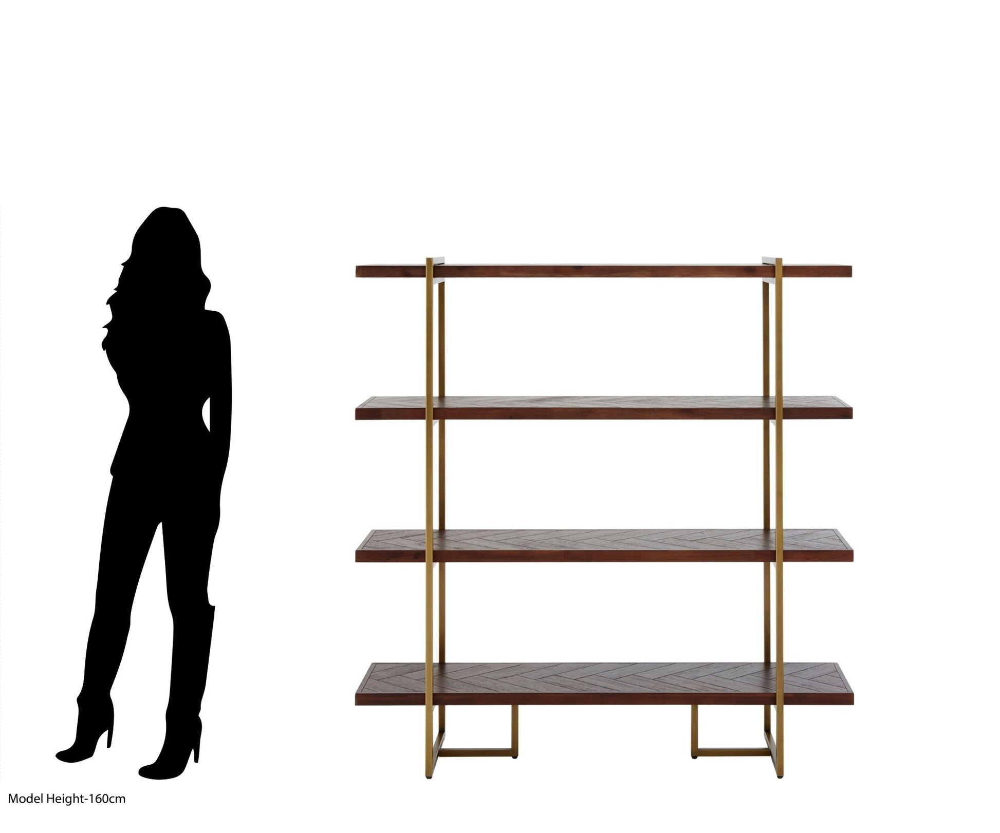 Bjorn Four Tier Bookcase - Skandi London