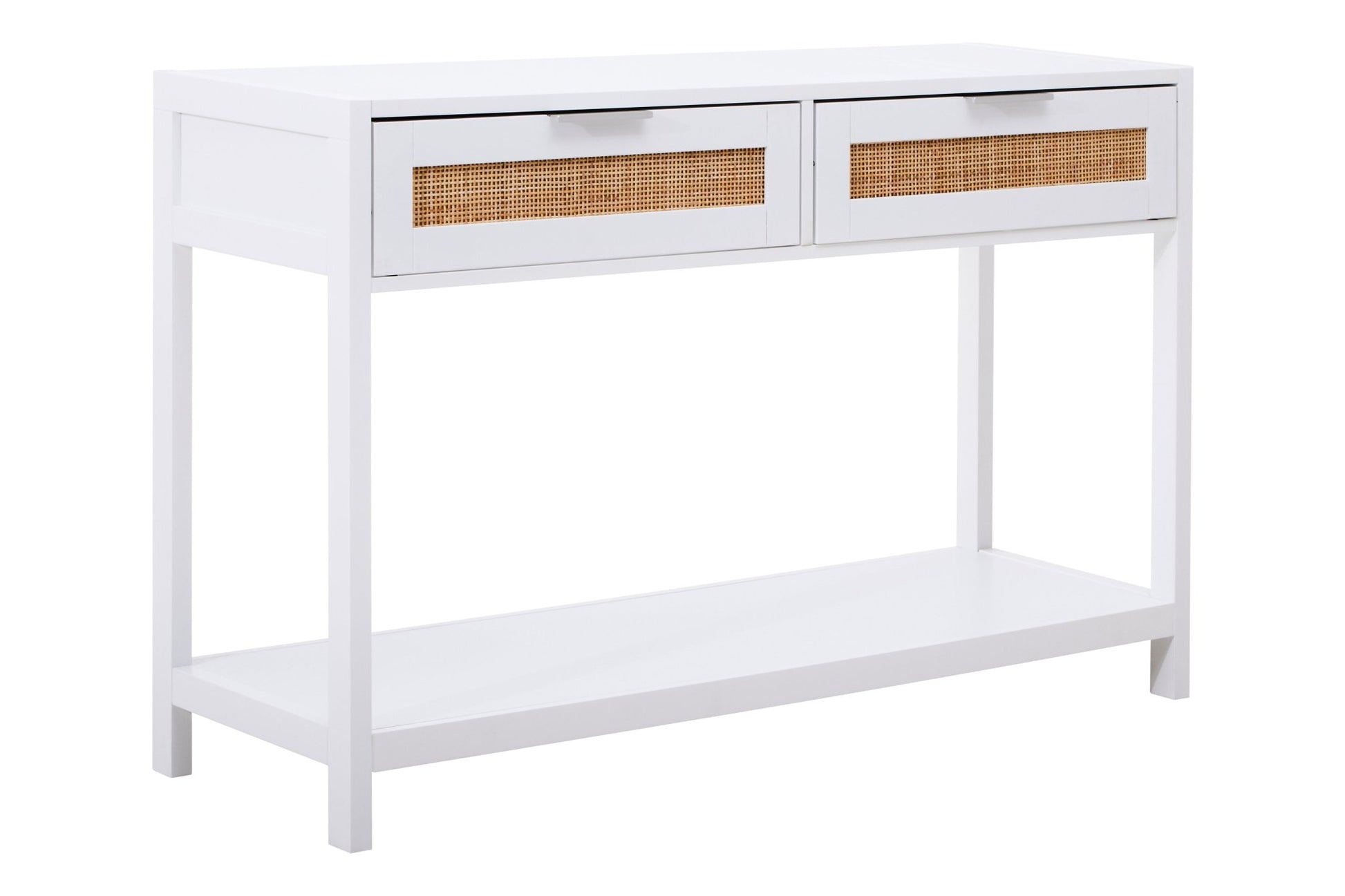 Olaf White Wood Console Table - Skandi London