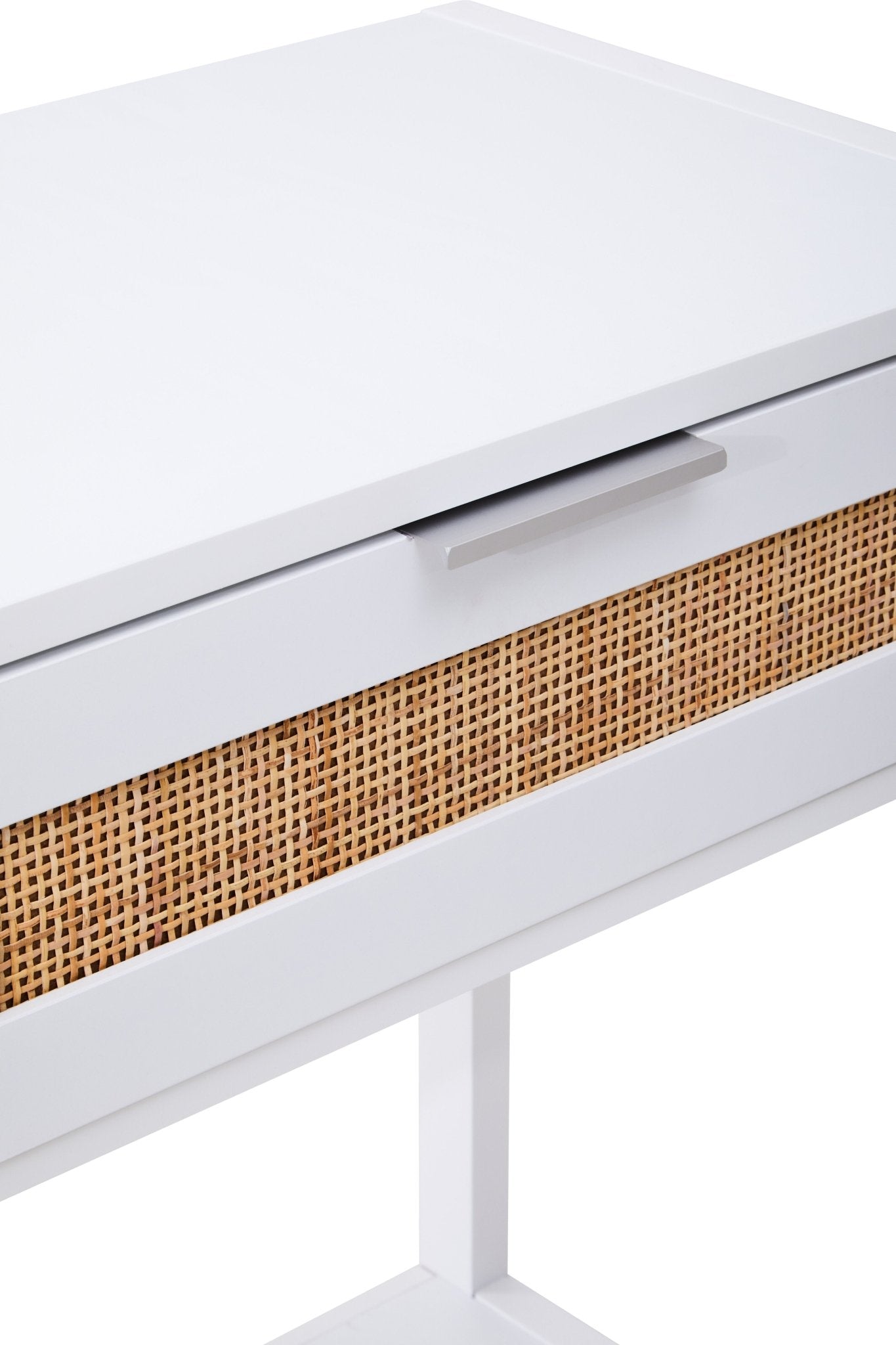 Olaf White Wood Console Table - Skandi London