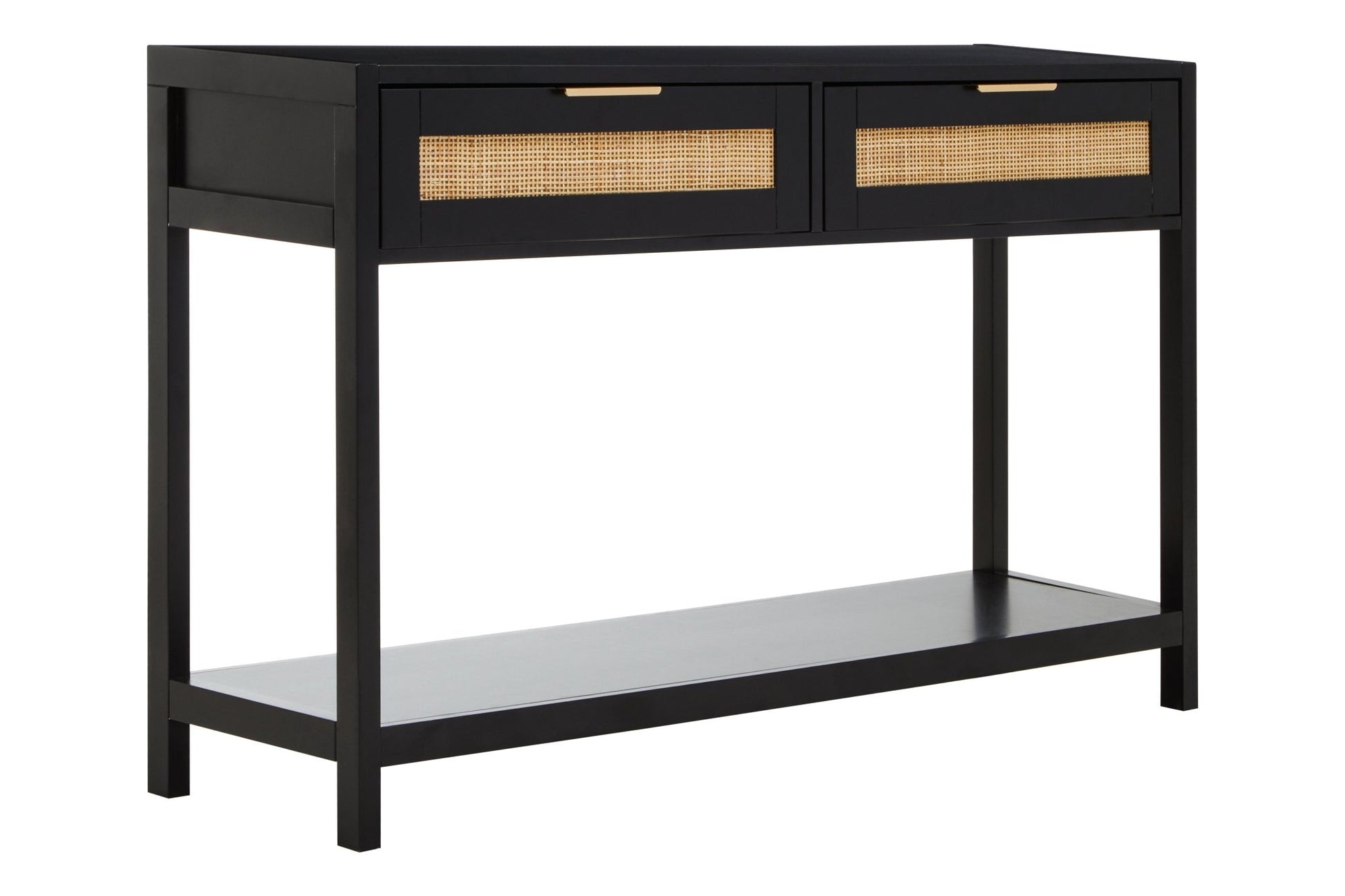 Olaf Black Wood Console Table - Skandi London