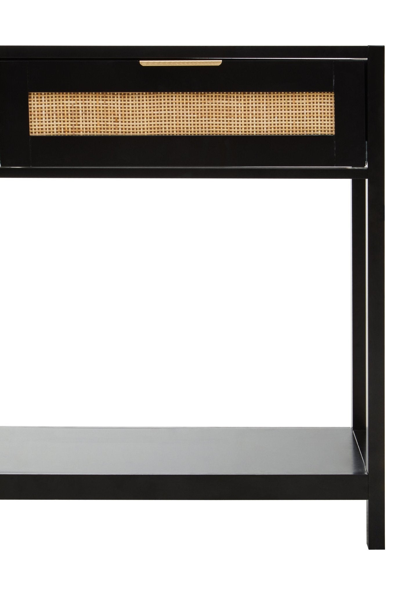 Olaf Black Wood Console Table - Skandi London