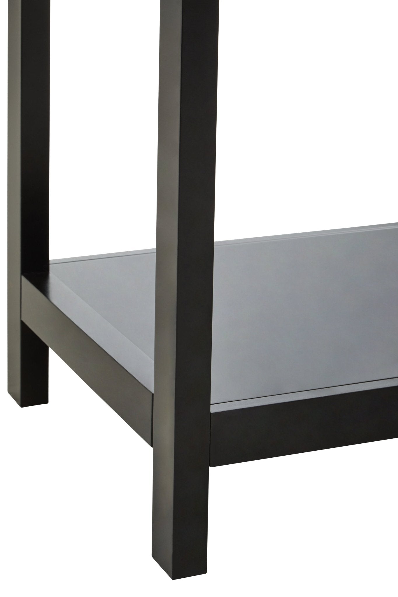 Olaf Black Wood Console Table - Skandi London