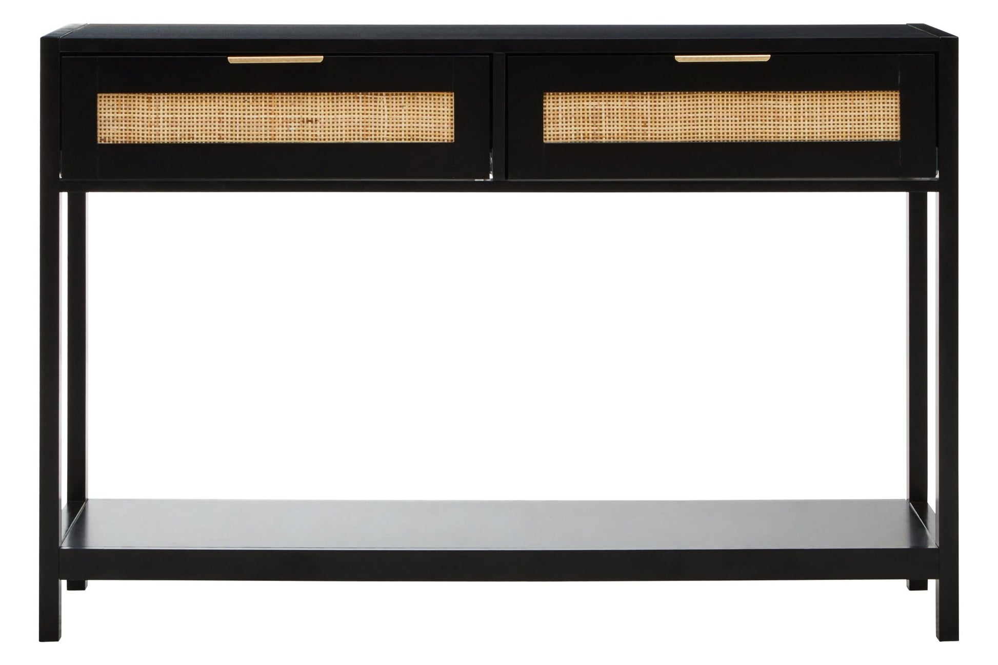 Olaf Black Wood Console Table - Skandi London