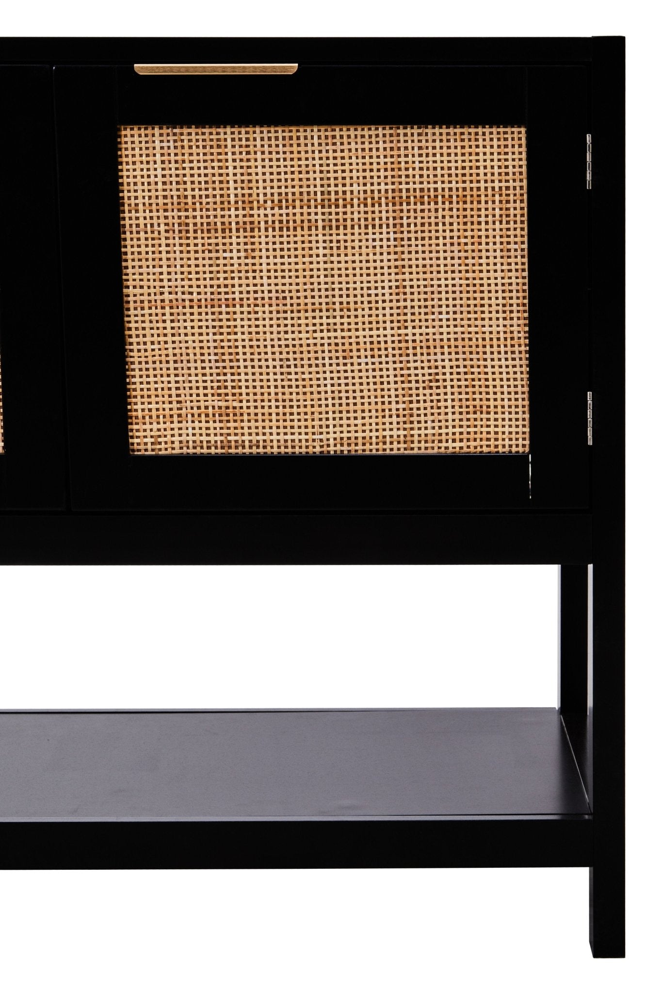 Olaf Black Wood Side Cabinet - Skandi London