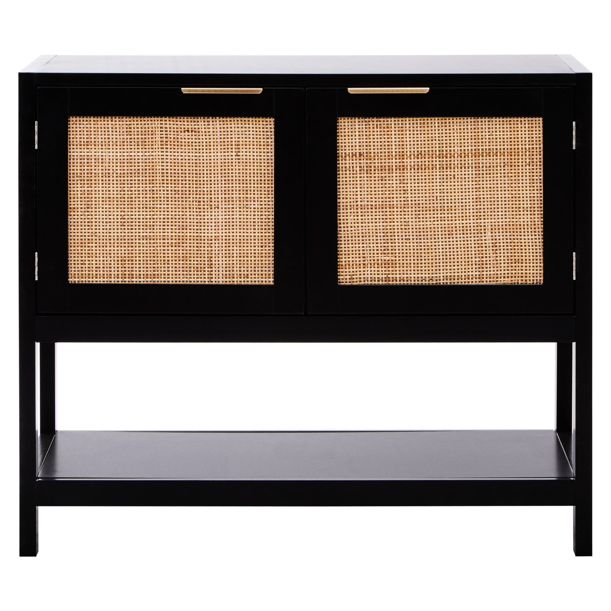 Olaf Black Wood Side Cabinet - Skandi London