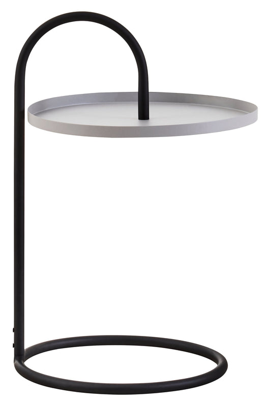 Rica Grey And Black Hanging Top Side Table - Skandi London