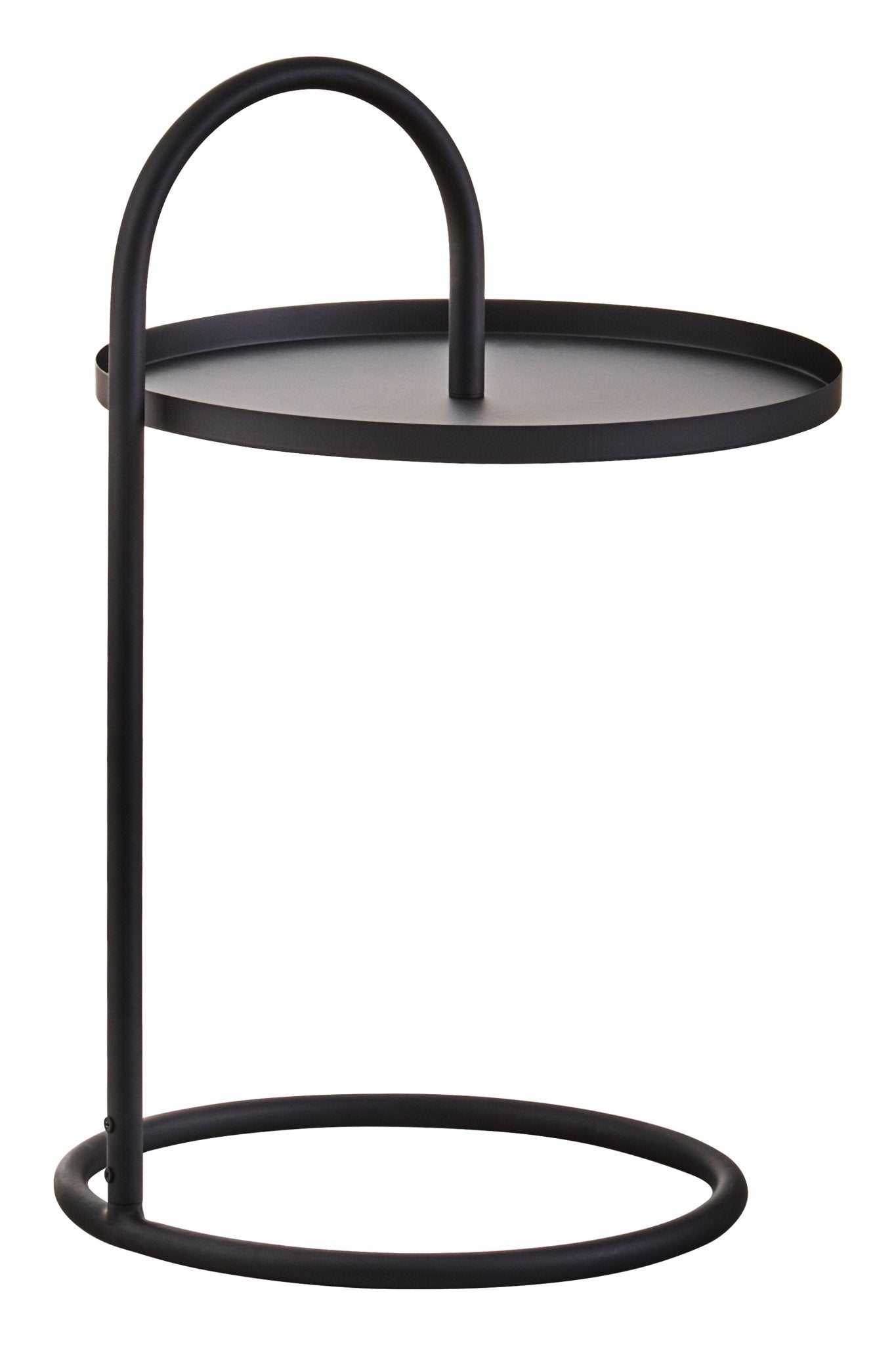Rica Black Hanging Top Side Table - Skandi London