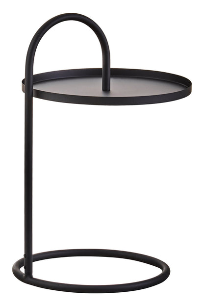 Rica Black Hanging Top Side Table - Skandi London
