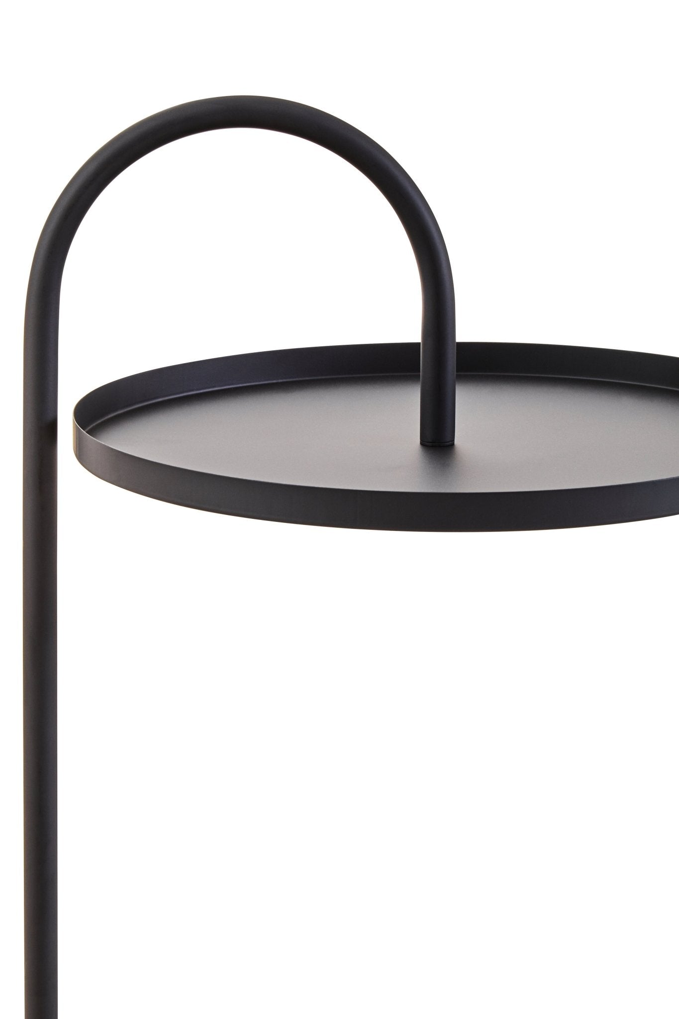 Rica Black Hanging Top Side Table - Skandi London
