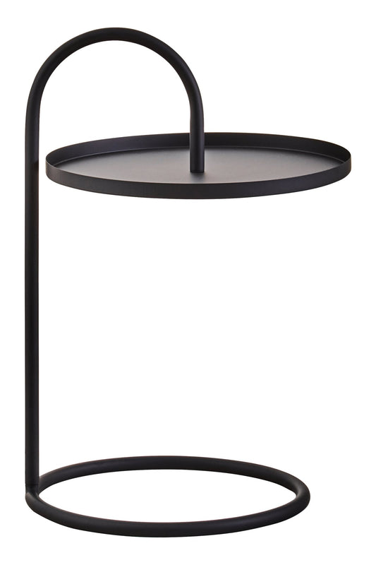 Rica Black Hanging Top Side Table - Skandi London