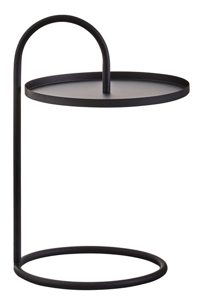 Rica Black Hanging Top Side Table - Skandi London