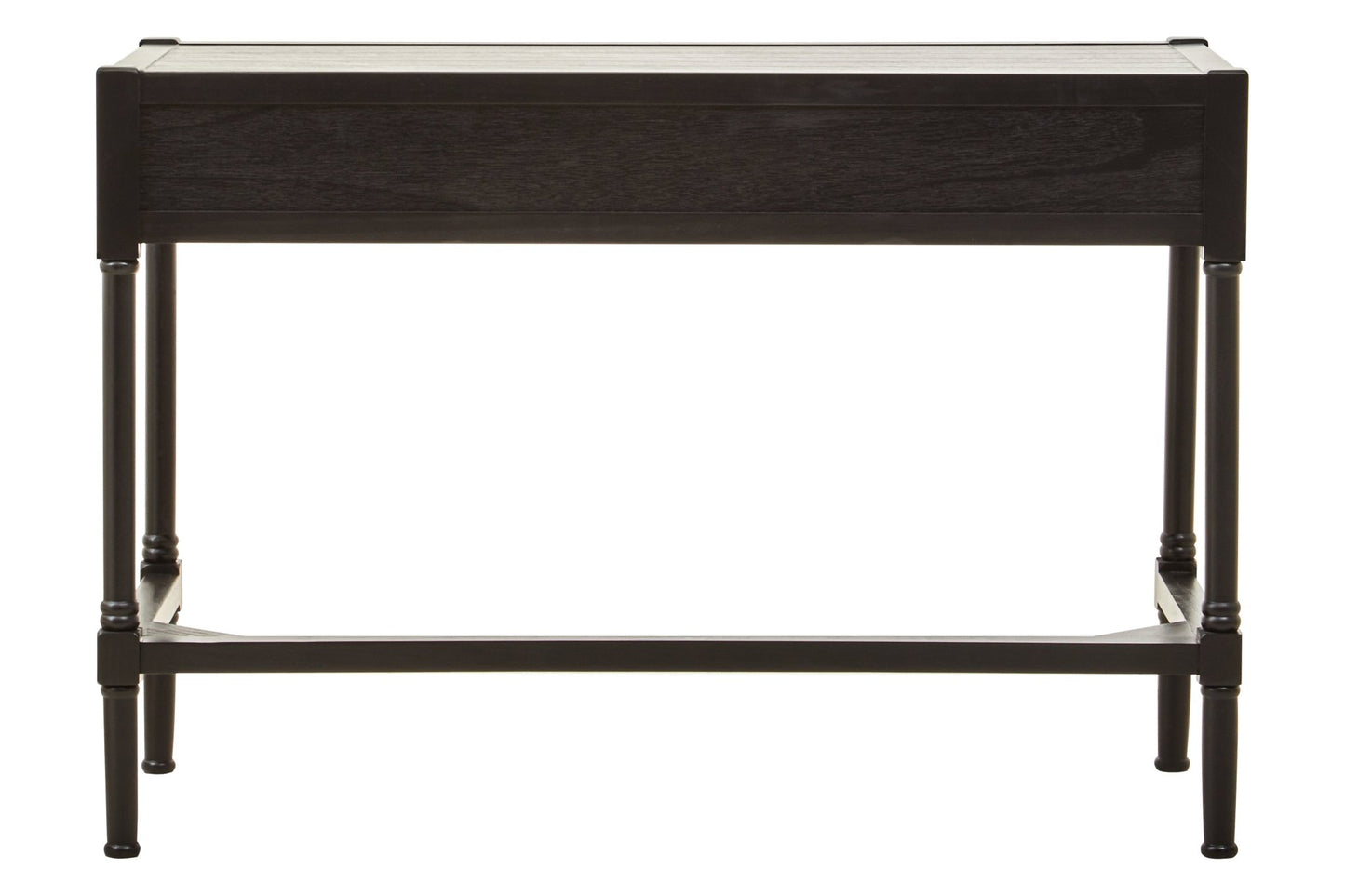 Fransen Two Drawer Black Finish Desk - Skandi London