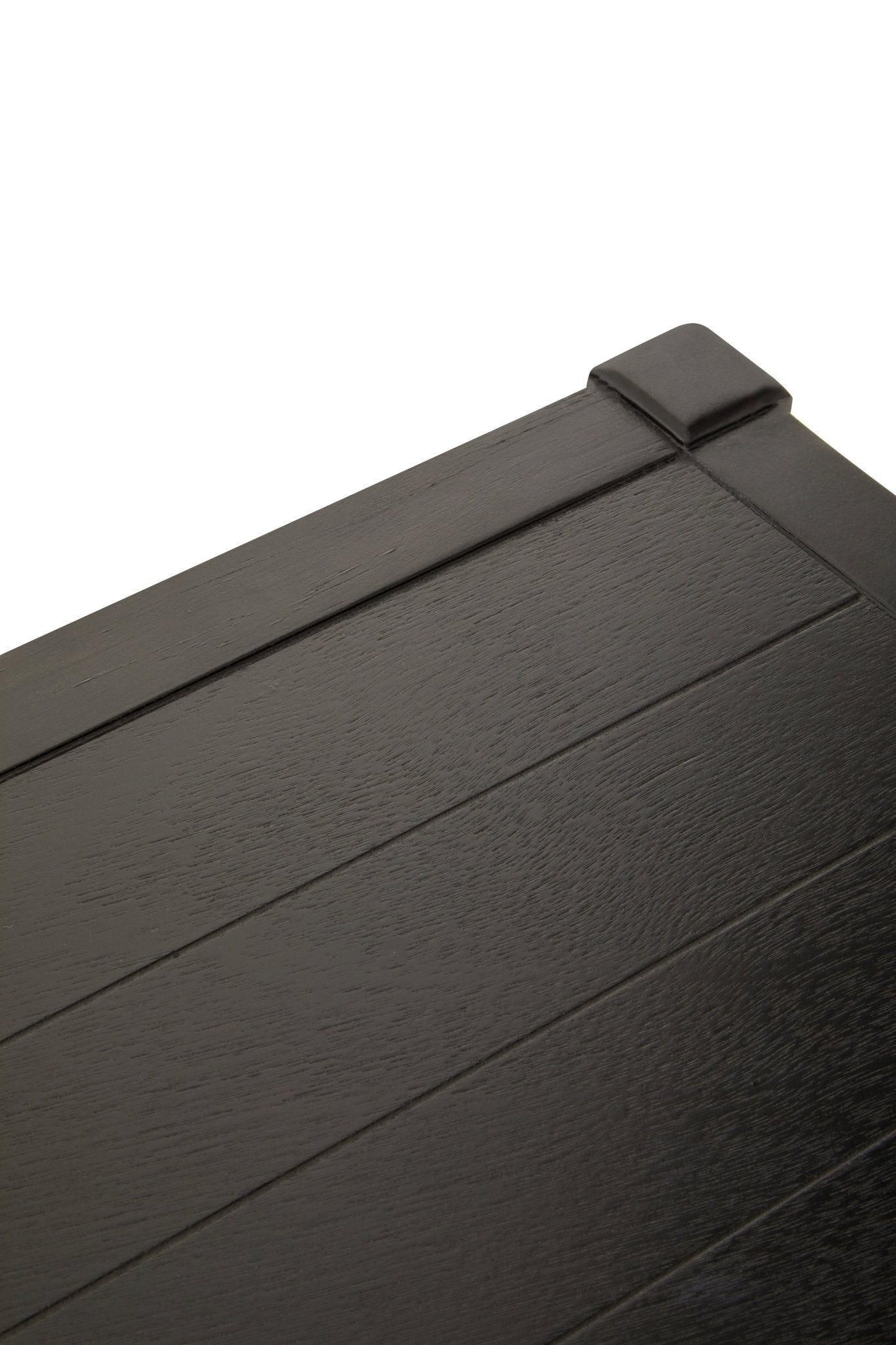Fransen Two Drawer Black Finish Desk - Skandi London