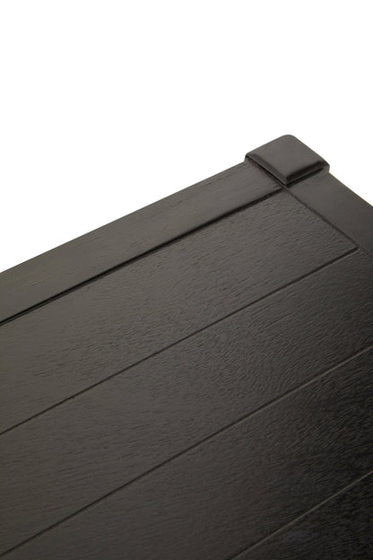 Fransen Two Drawer Black Finish Desk - Skandi London