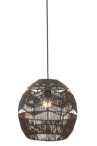 Aalto Black Rope Pendant Lamp - Skandi London