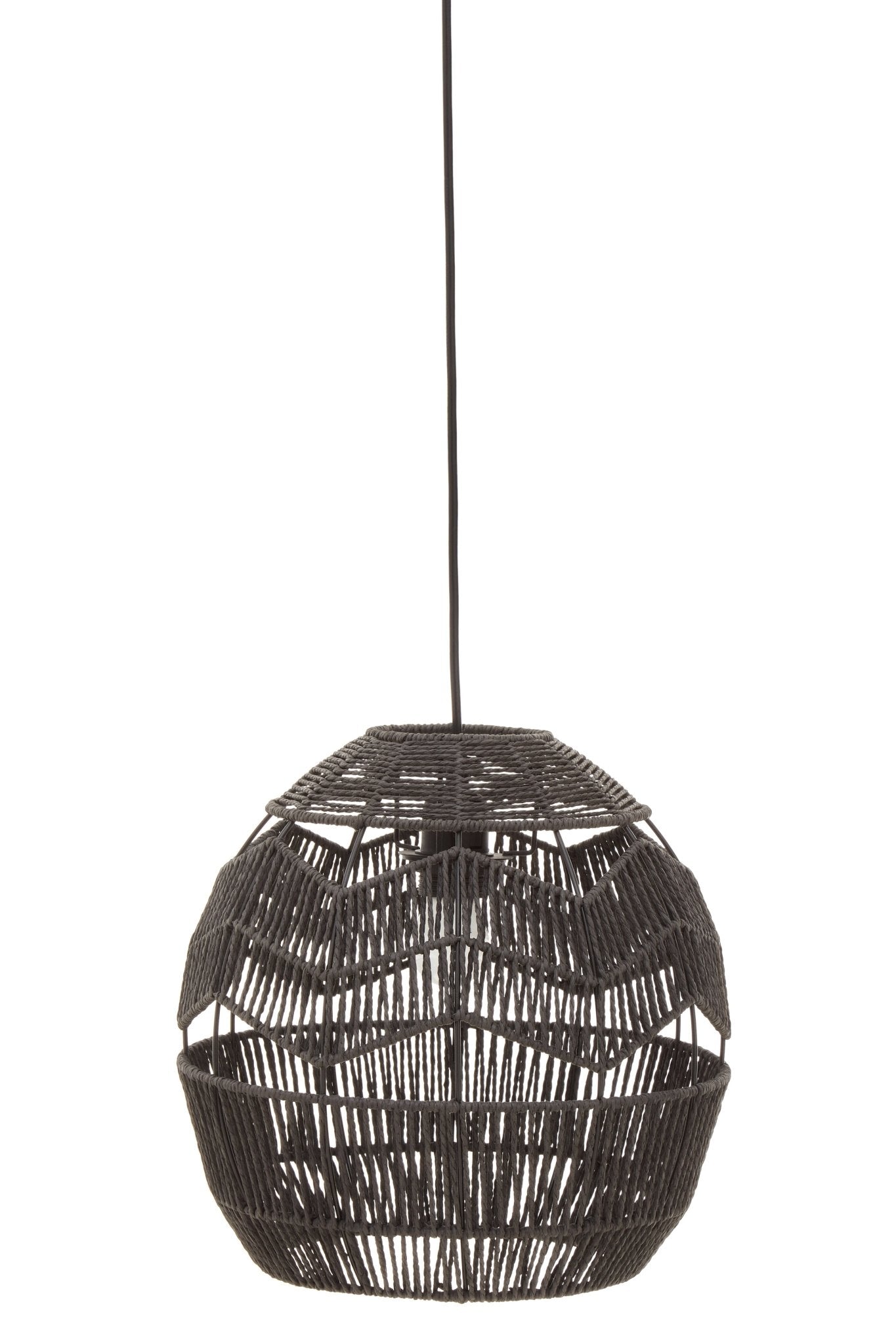 Aalto Black Rope Pendant Lamp - Skandi London