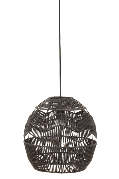 Aalto Black Rope Pendant Lamp - Skandi London