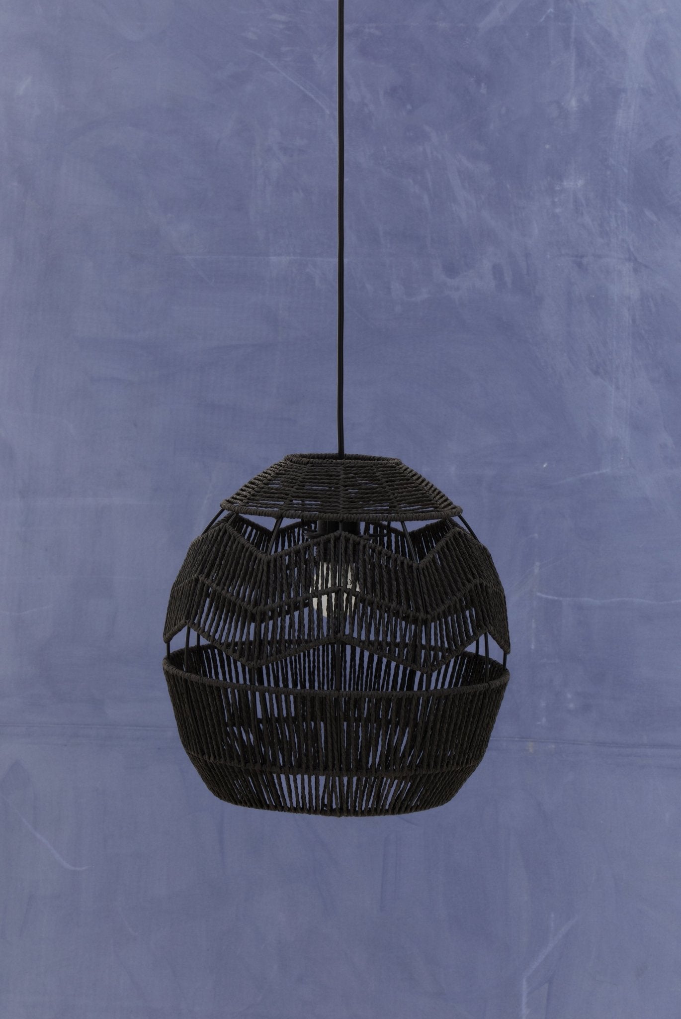 Aalto Black Rope Pendant Lamp - Skandi London
