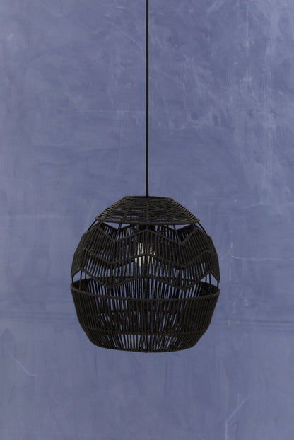Aalto Black Rope Pendant Lamp - Skandi London