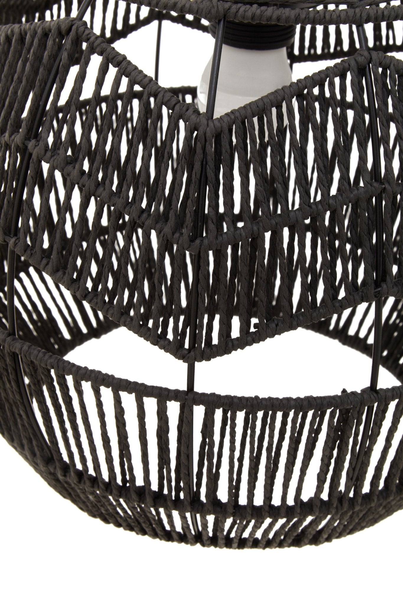 Aalto Black Rope Pendant Lamp - Skandi London