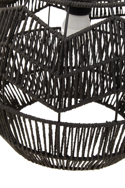 Aalto Black Rope Pendant Lamp - Skandi London