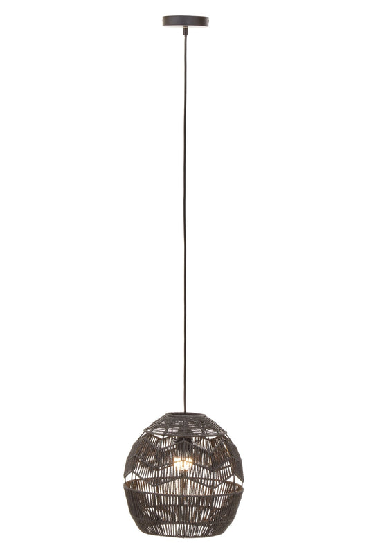 Aalto Black Rope Pendant Lamp - Skandi London