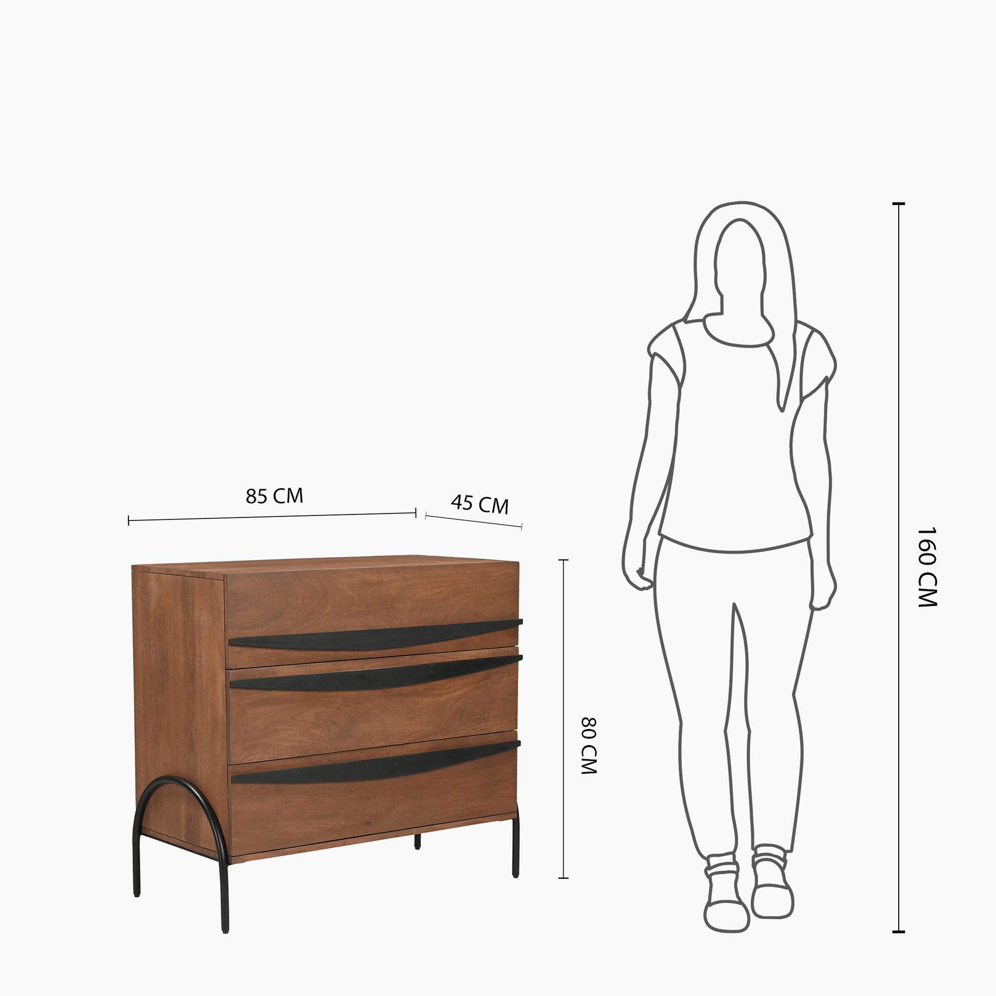 Aldgate Three Chest Of Drawers - Skandi London