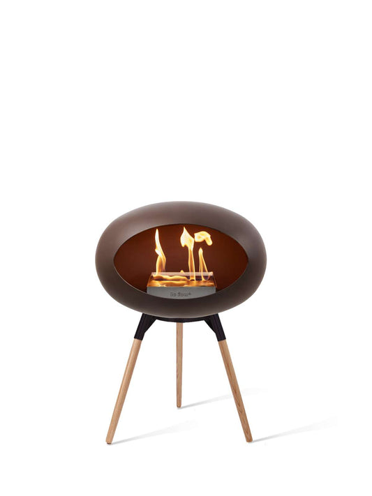 Le Feu - Dome Ground Low - Mocca + Black + Soaptreated Oak + Steel - Skandi London