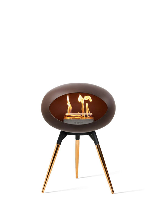 Le Feu - Dome Ground Low - Mocca + Black + Rosegold + Steel - Skandi London