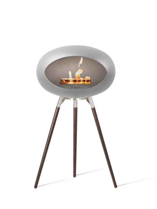 Le Feu - Dome Ground High - Nickel + Steel + Smoked Oak + Steel - Skandi London
