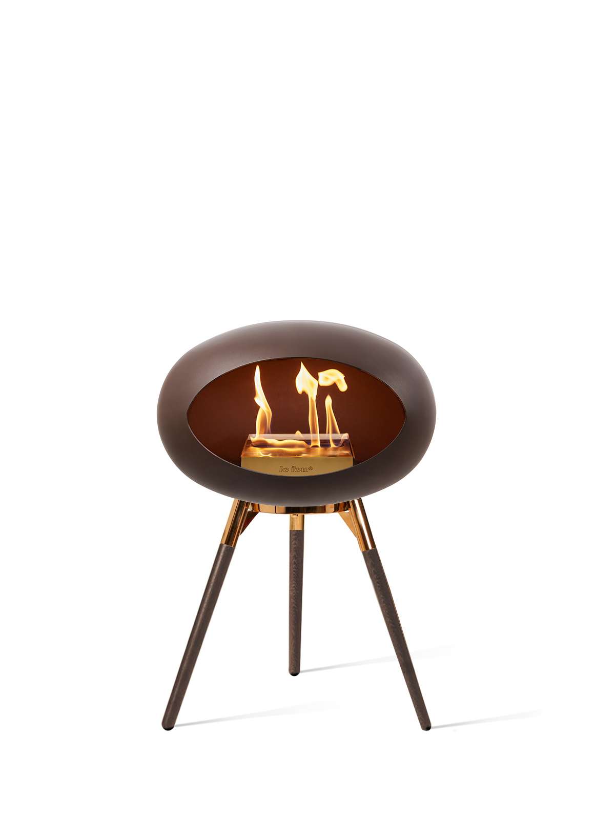 Le Feu - Dome Ground Low - Mocca + Rosegold + Smoked Oak + Rosegold - Skandi London