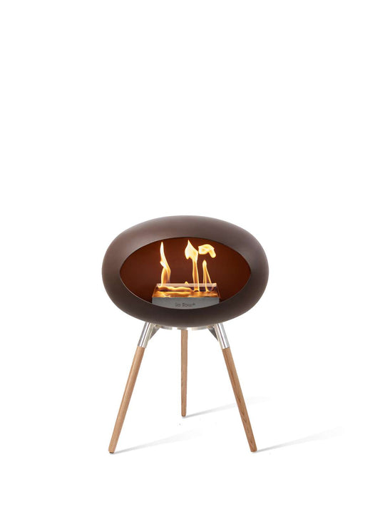 Le Feu - Dome Ground Low - Mocca + Steel + Soaptreated Oak + Steel - Skandi London